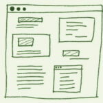 an example wireframe structure used to define a proper design